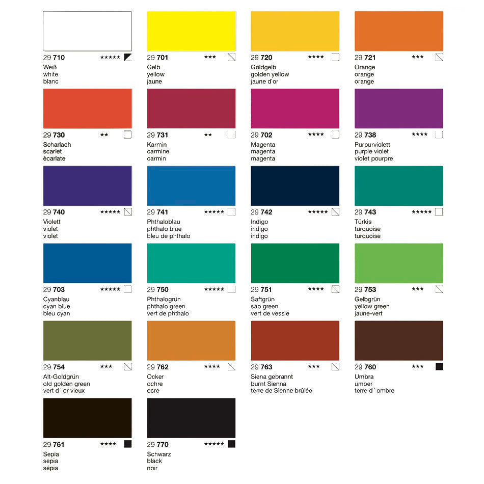 Rohrer & Klingner Calligraphy and Drawing Ink 12ml by Rohrer & Klingner at Cult Pens