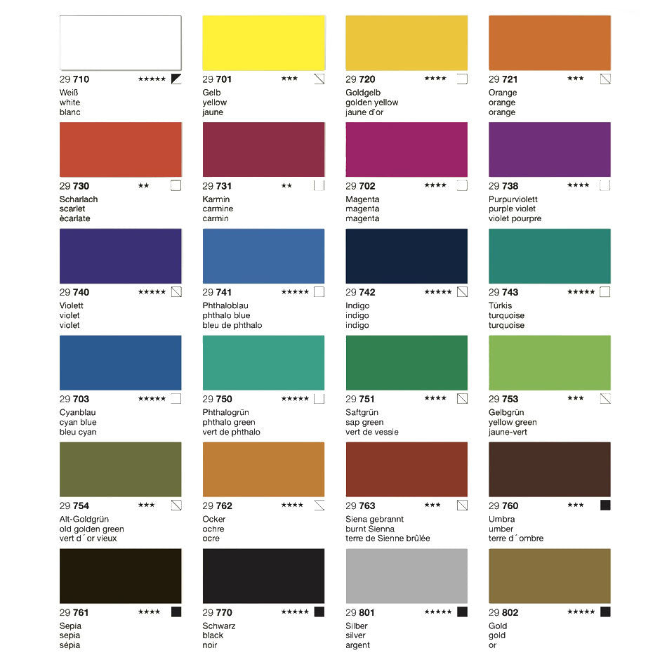 Rohrer & Klingner Calligraphy and Drawing Ink 50ml by Rohrer & Klingner at Cult Pens