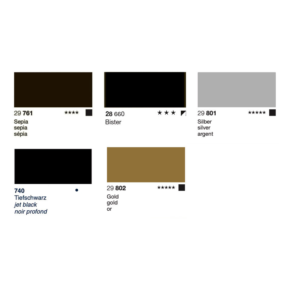 Rohrer & Klingner Drawing Ink 50ml by Rohrer & Klingner at Cult Pens