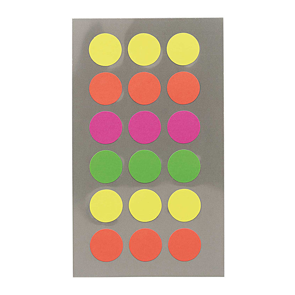 Rico Office Sticker Neon Dots 15mm by Rico Design at Cult Pens