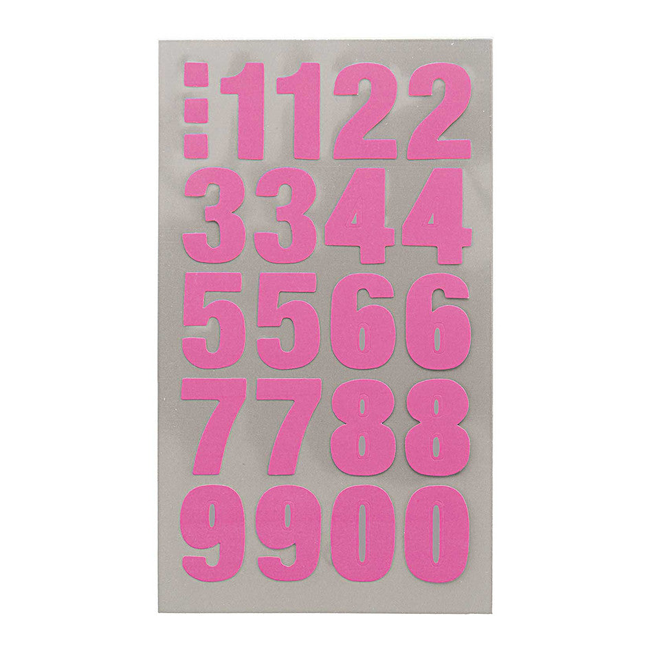 Rico Office Sticker Neon Pink Numbers by Rico Design at Cult Pens