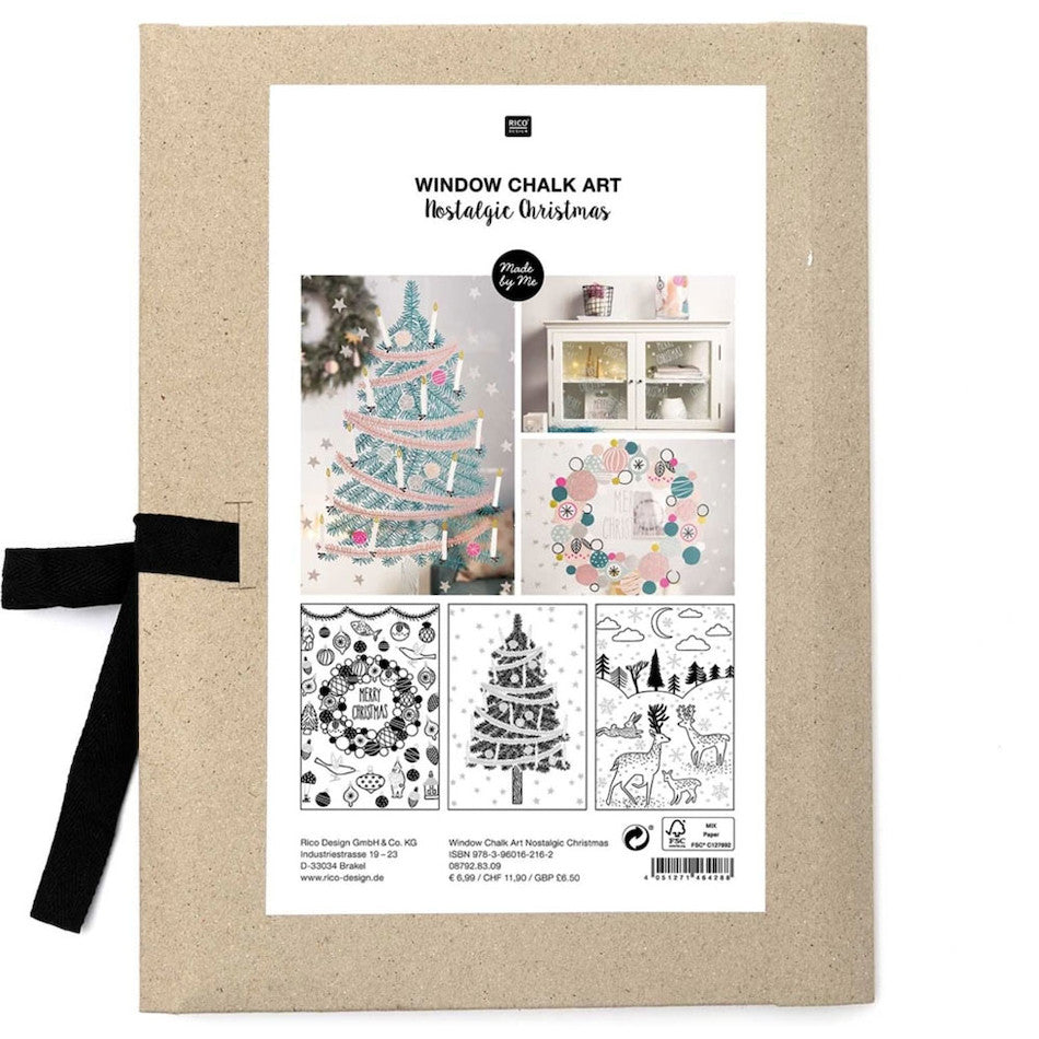 Rico Window Chalk Art Template Nostalgic Christmas by Rico Design at Cult Pens