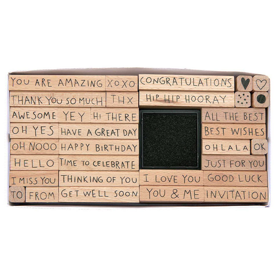 Rico Stamp Set Text English by Rico Design at Cult Pens