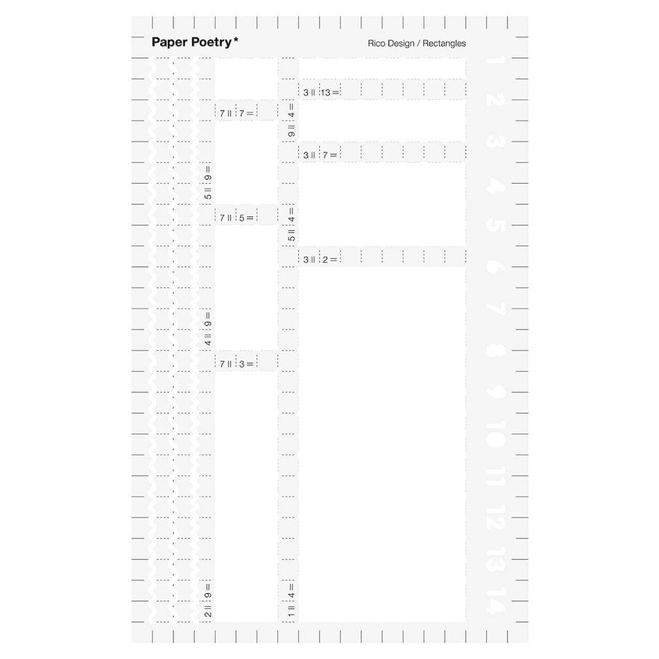 Rico Bullet Diary Stencil by Rico Design at Cult Pens