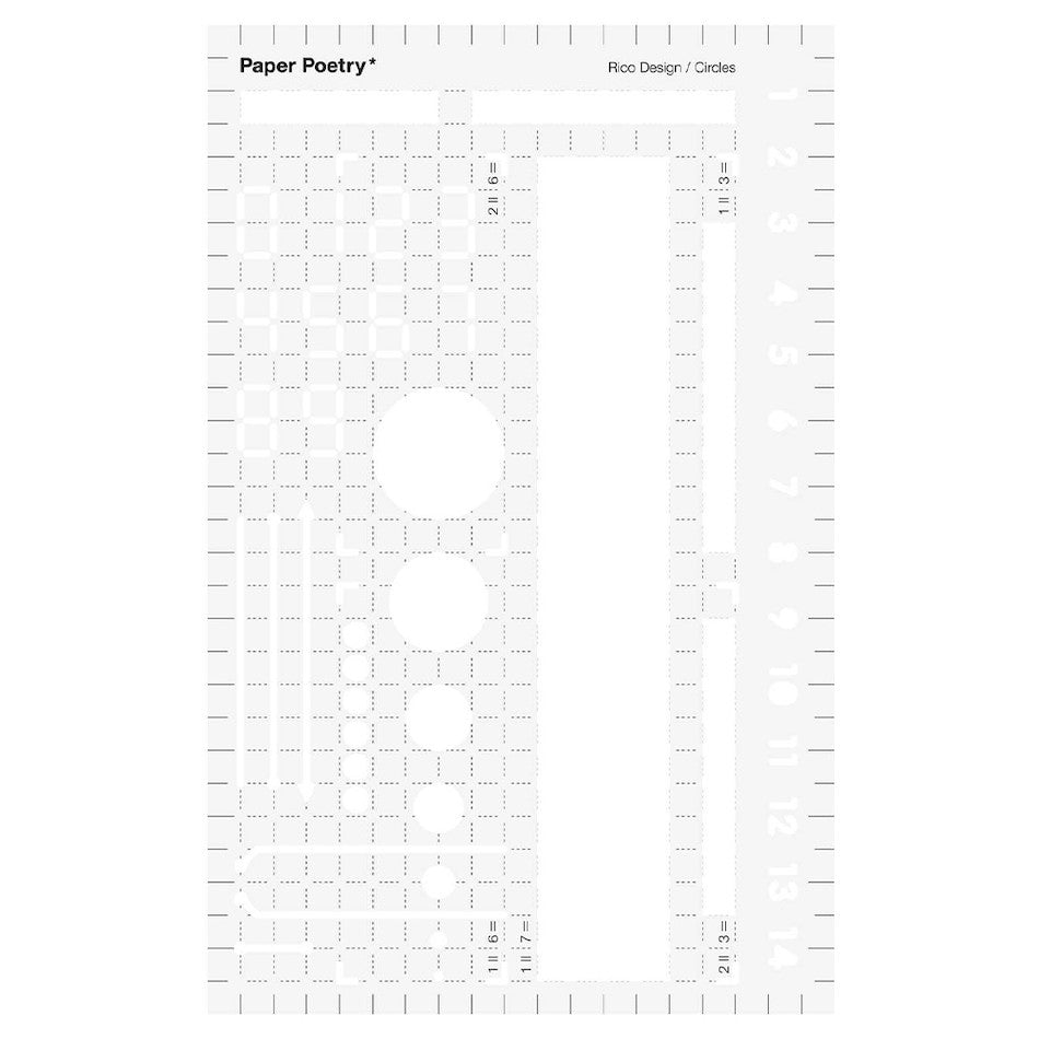 Rico Bullet Diary Stencil by Rico Design at Cult Pens