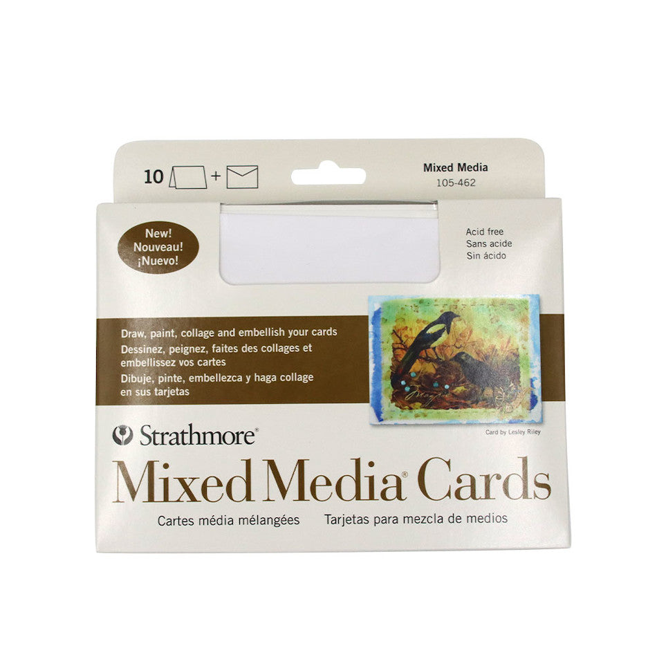 Strathmore Card Mixed Media Full 5 X 7 Set of 10 by Strathmore at Cult Pens