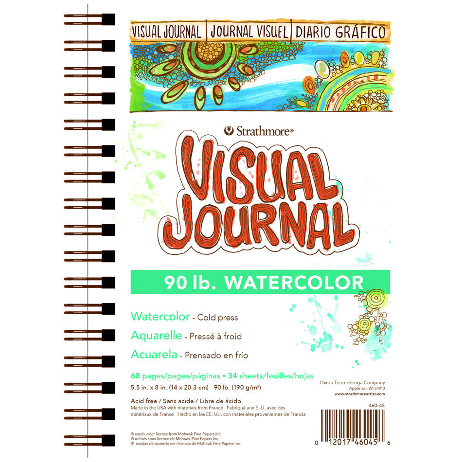 Strathmore Watercolour Visual Journal 5.5x8 by Strathmore at Cult Pens