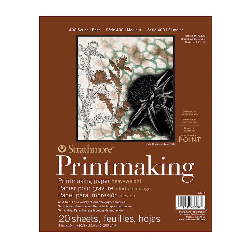Strathmore 400 Heavyweight Printmaking Pad 8x10in by Strathmore at Cult Pens