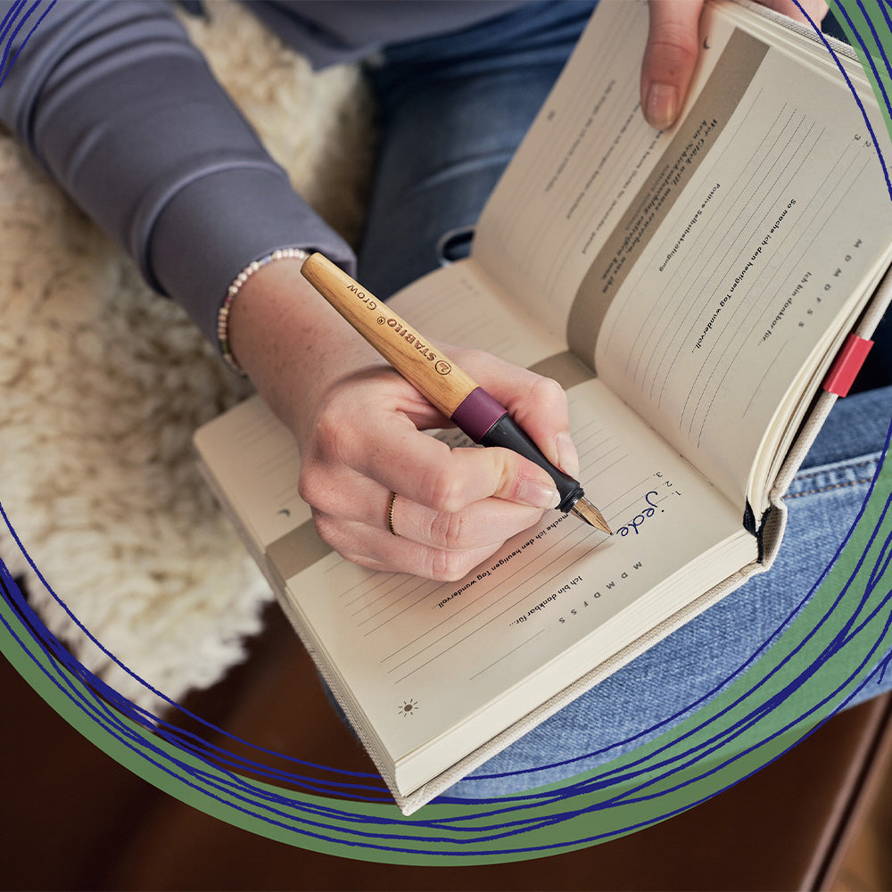 STABILO Grow Climate-Neutral Fountain Pen Cherry by STABILO at Cult Pens