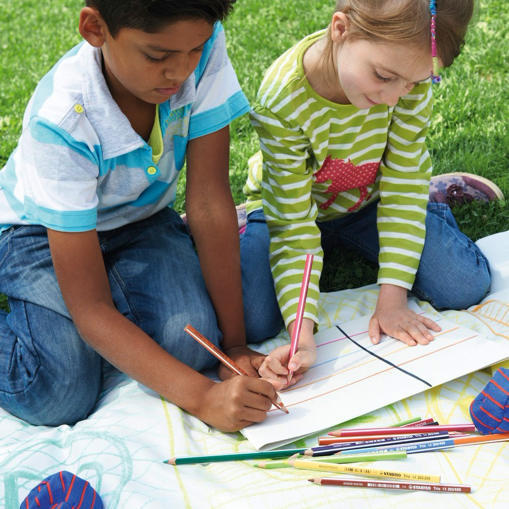 STABILO Trio Thick Colouring Pencil Set of 24 by STABILO at Cult Pens