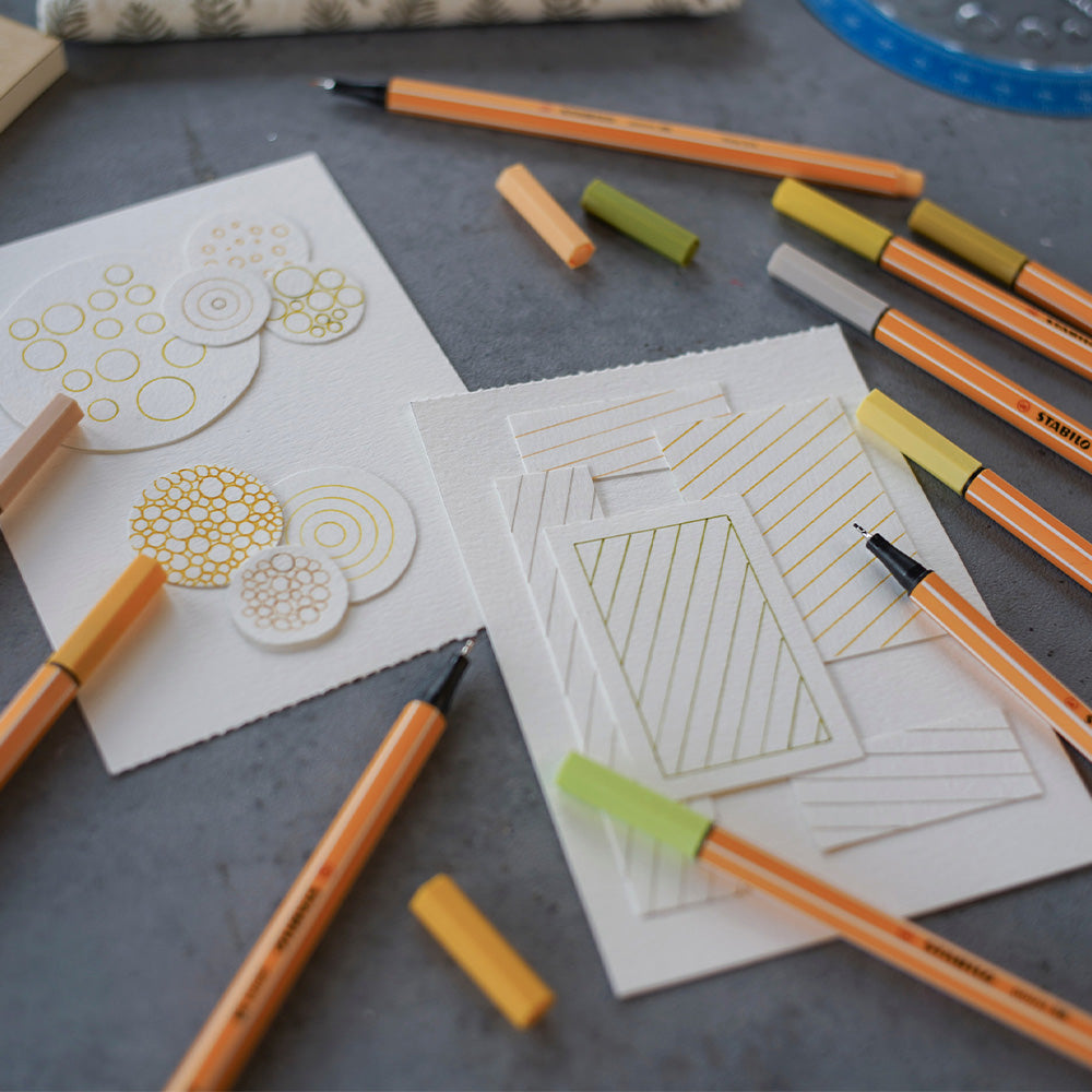 STABILO Pen 68 & point 88 Creative Arty Set of 24 Pastel Colours by STABILO at Cult Pens