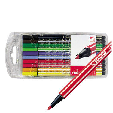 STABILO Pen 68 wallet of 10 Set 1 by STABILO at Cult Pens