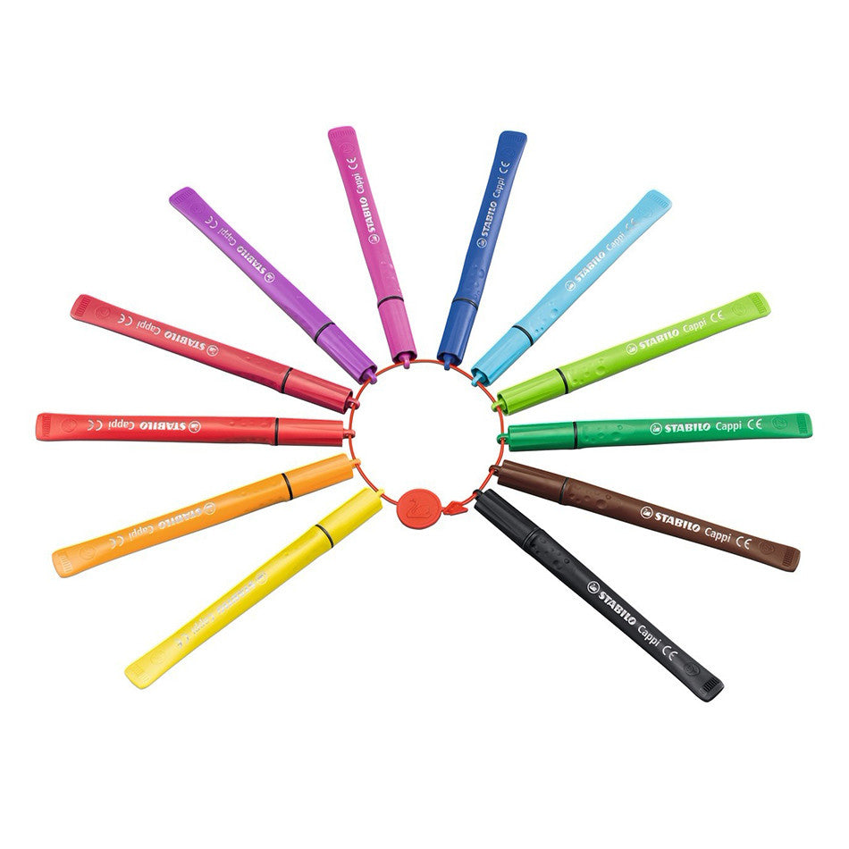 STABILO Cappi Colouring Pens Set of 12 by STABILO at Cult Pens
