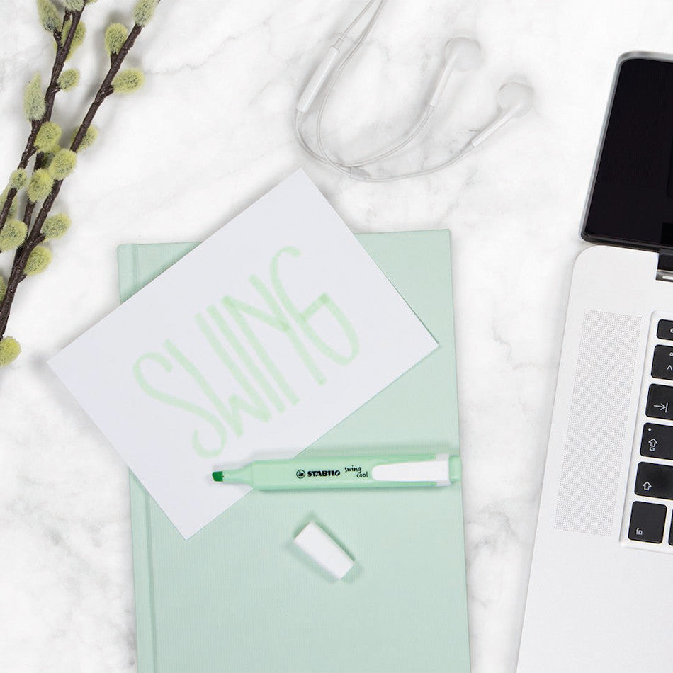 STABILO Swing Cool Pastel Edition Highlighter Wallet of 4 Assorted Set 1 by STABILO at Cult Pens