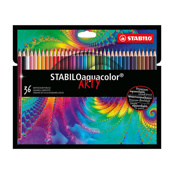 STABILO ARTY aquacolor Colouring Pencil Wallet of 36 by STABILO at Cult Pens
