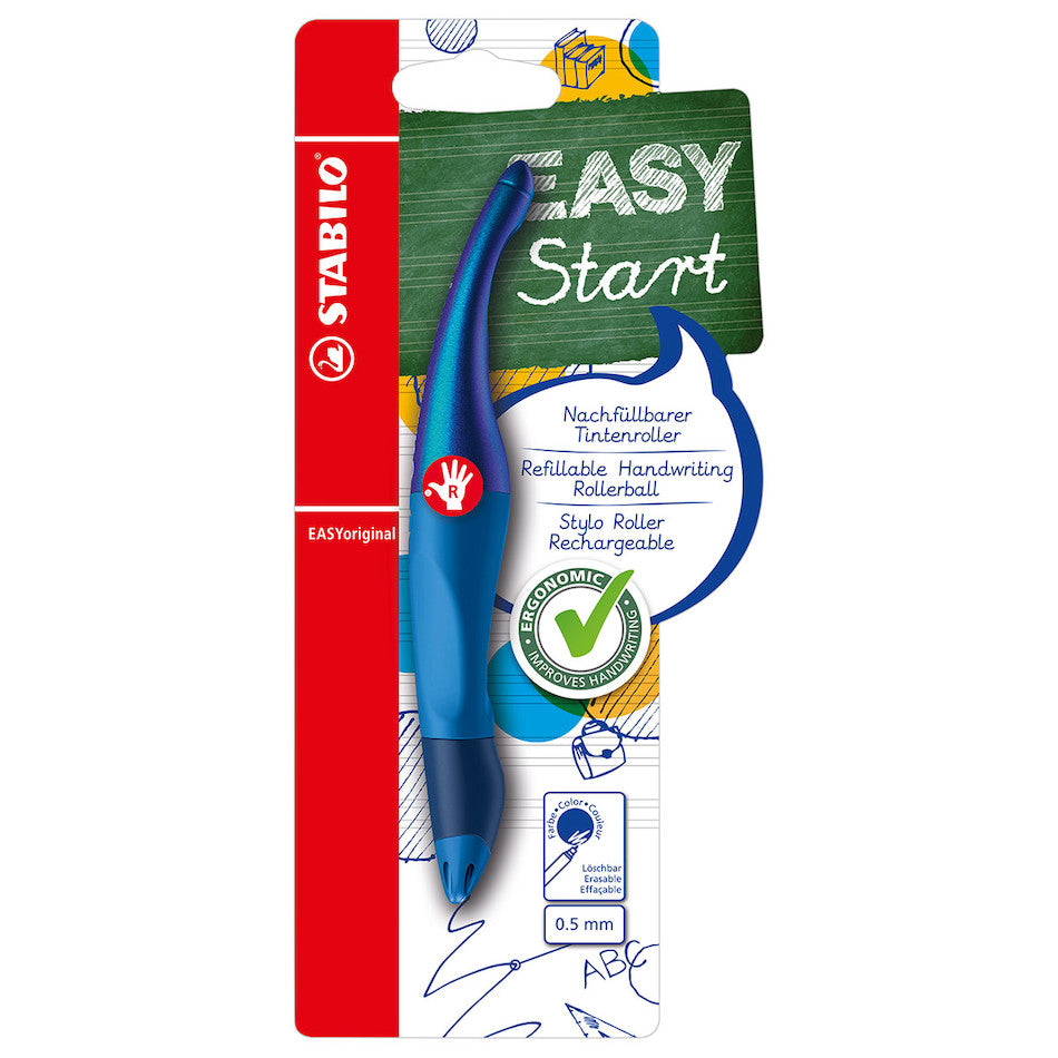 STABILO EASYoriginal Holograph Edition Handwriting Pen Blue by STABILO at Cult Pens