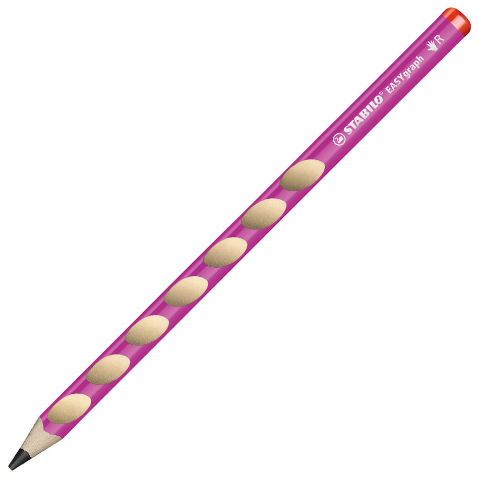 STABILO EASYgraph Handwriting Pencil Right Handed HB Pink by STABILO at Cult Pens
