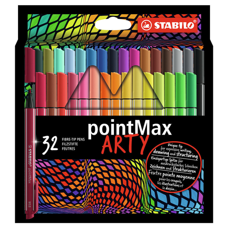 STABILO ARTY pointMax Colouring Pen Wallet of 32 by STABILO at Cult Pens
