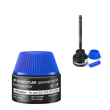 Staedtler Lumocolor Refill Ink Permanent 487 17 by Staedtler at Cult Pens