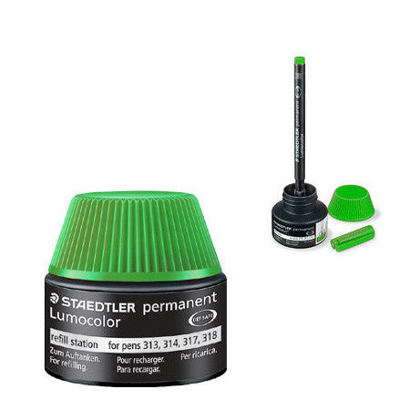 Staedtler Lumocolor Refill Ink Permanent 487 17 by Staedtler at Cult Pens