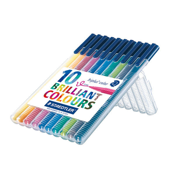 Staedtler Triplus Colour Pen 323 Desktop Box of 10 by Staedtler at Cult Pens