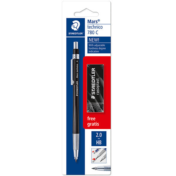 Staedtler Mars Technico 780C Leadholder Black Edition by Staedtler at Cult Pens
