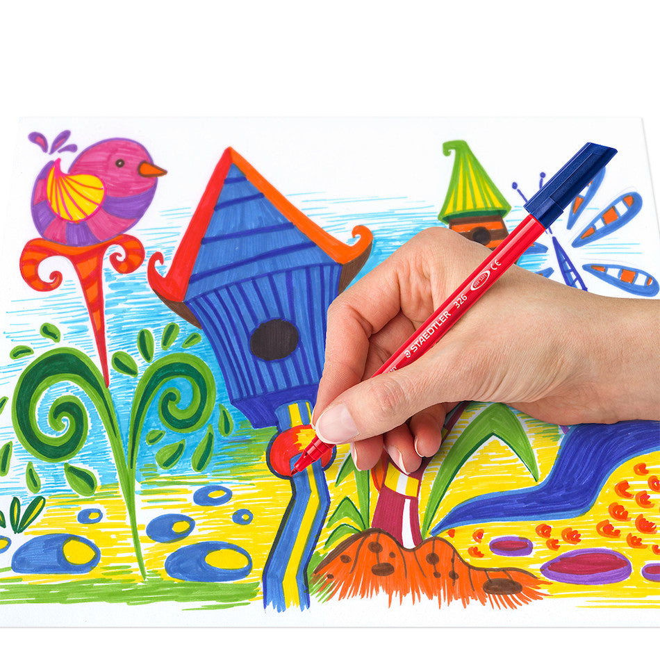 Staedtler Noris Fibre Tip Pen Set of 20 by Staedtler at Cult Pens