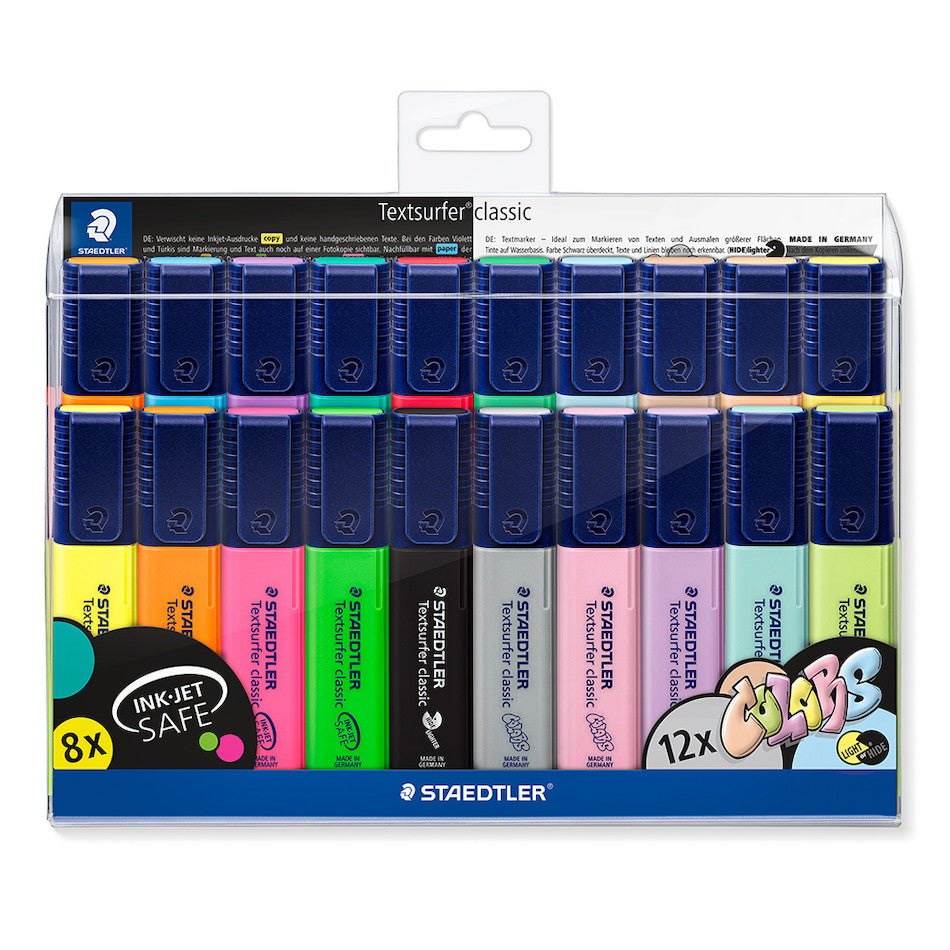 Staedtler Textsurfer Highlighter Wallet of 20 by Staedtler at Cult Pens