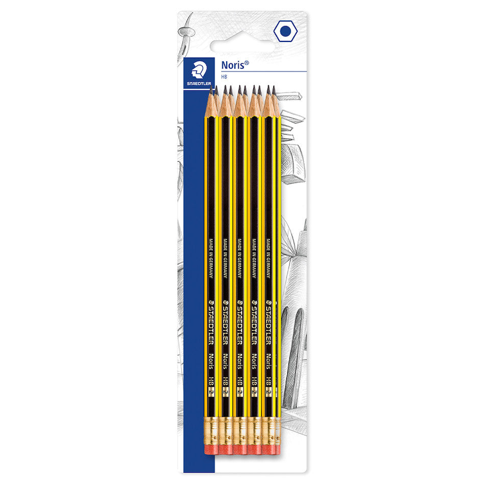 Staedtler Noris Pencil Eraser Tip Set of 10 by Staedtler at Cult Pens