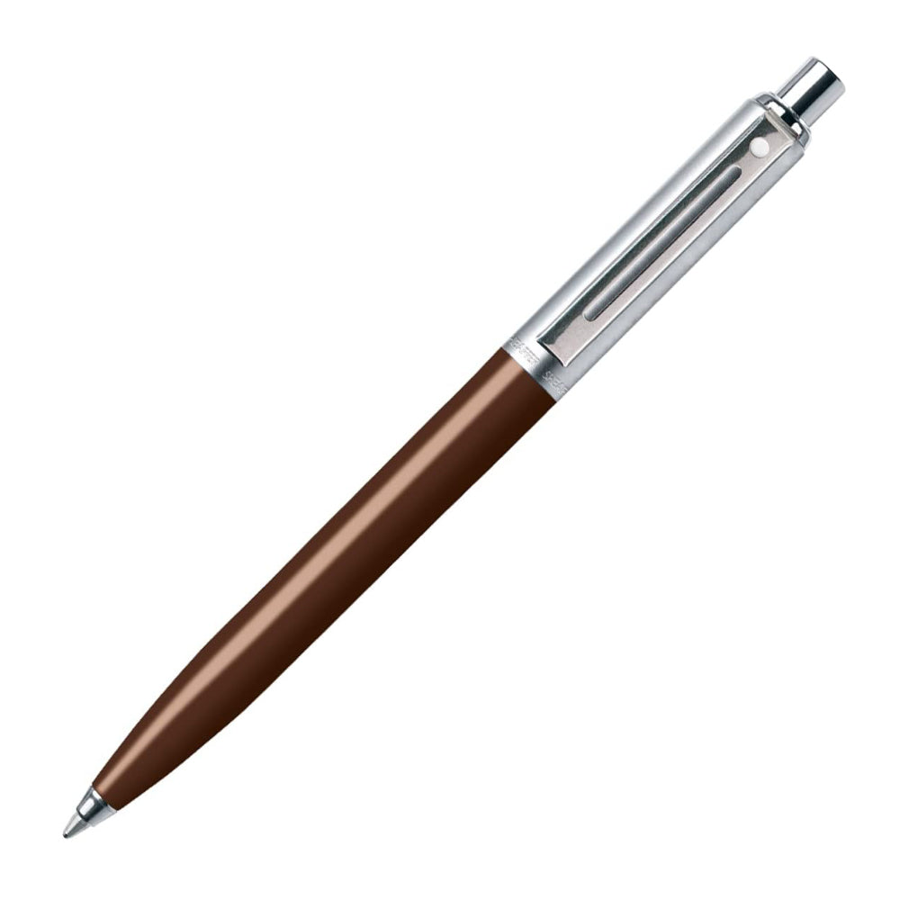 Sheaffer Sentinel 321 Ballpoint Pen Coffee Bean Brown with Chrome Trim by Sheaffer at Cult Pens