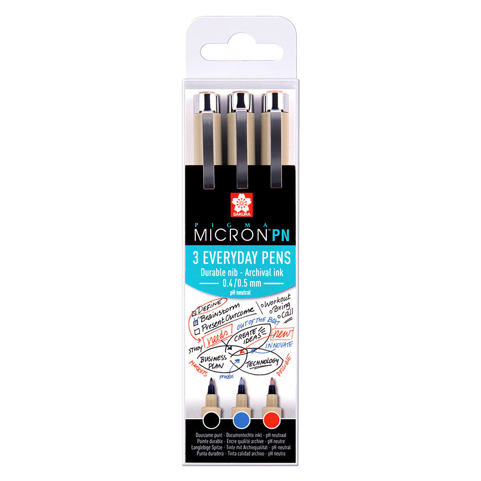 Sakura Pigma Micron PN Drawing Pen Office Set by Sakura at Cult Pens