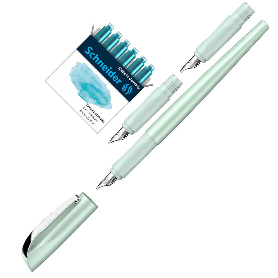 Schneider Callissima Fountain Pen Gift Set Mint by Schneider at Cult Pens