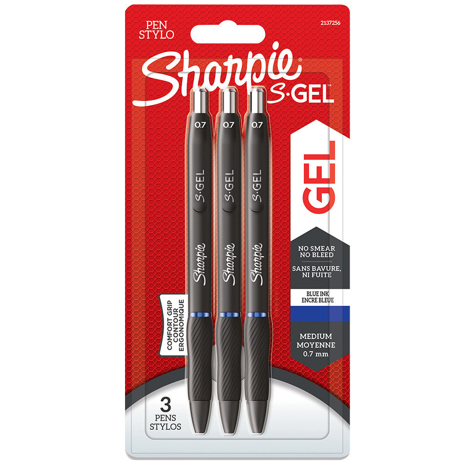 Sharpie S-Gel Gel Pen 0.7mm Set of 3 by Sharpie at Cult Pens