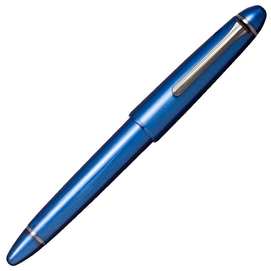 Sailor 1911 Ringless Metallic Fountain Pen Simply Blue 21K Nib by Sailor at Cult Pens