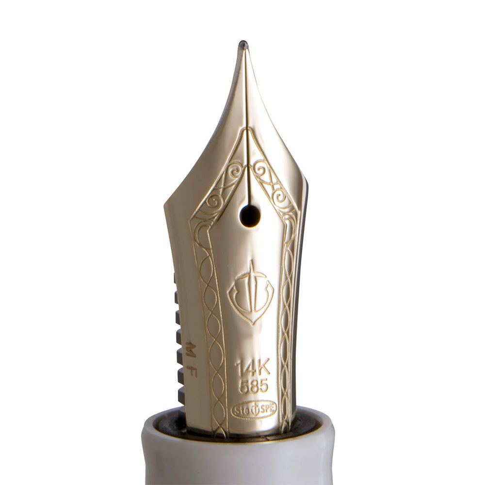 Sailor Professional Gear Slim Mini Rencontre Fountain Pen Bordeaux Foncé 14K Nib by Sailor at Cult Pens