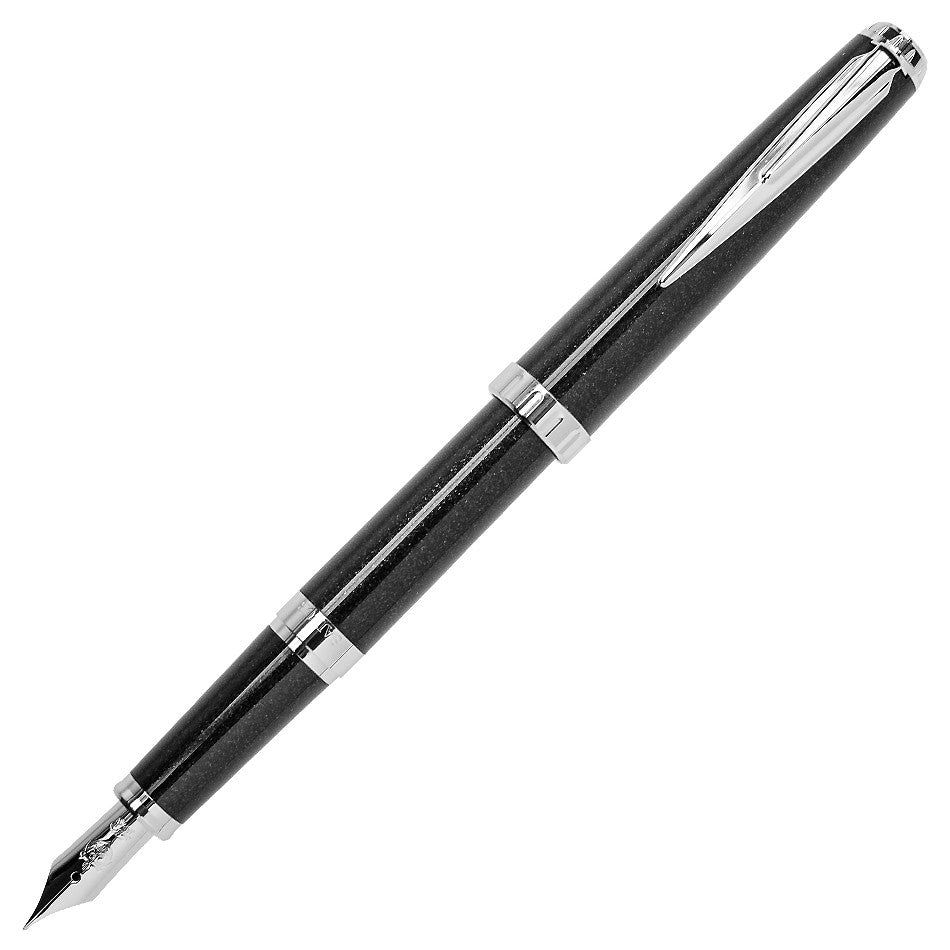 Sailor Reglus Fountain Pen Black with Silver Trim by Sailor at Cult Pens