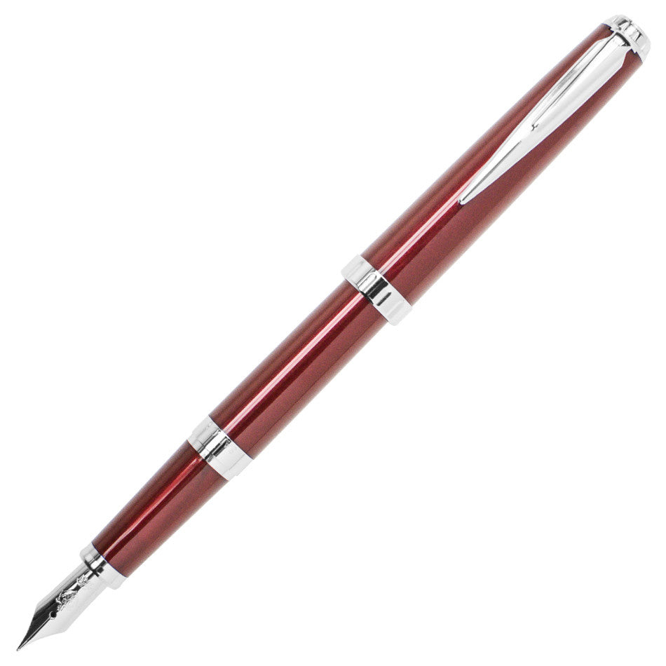 Sailor Reglus Fountain Pen Bordeaux with Silver Trim by Sailor at Cult Pens