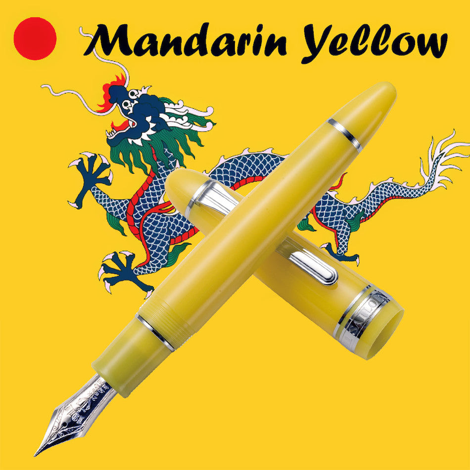 Sailor King of Pens Mandarin Yellow Fountain Pen by Sailor at Cult Pens