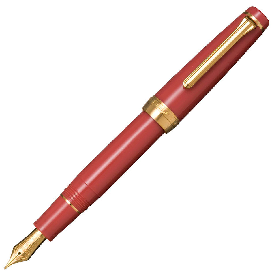 Sailor Professional Gear Regular Fountain Pen Autumn Sky with Gold Trim 21K Nib by Sailor at Cult Pens