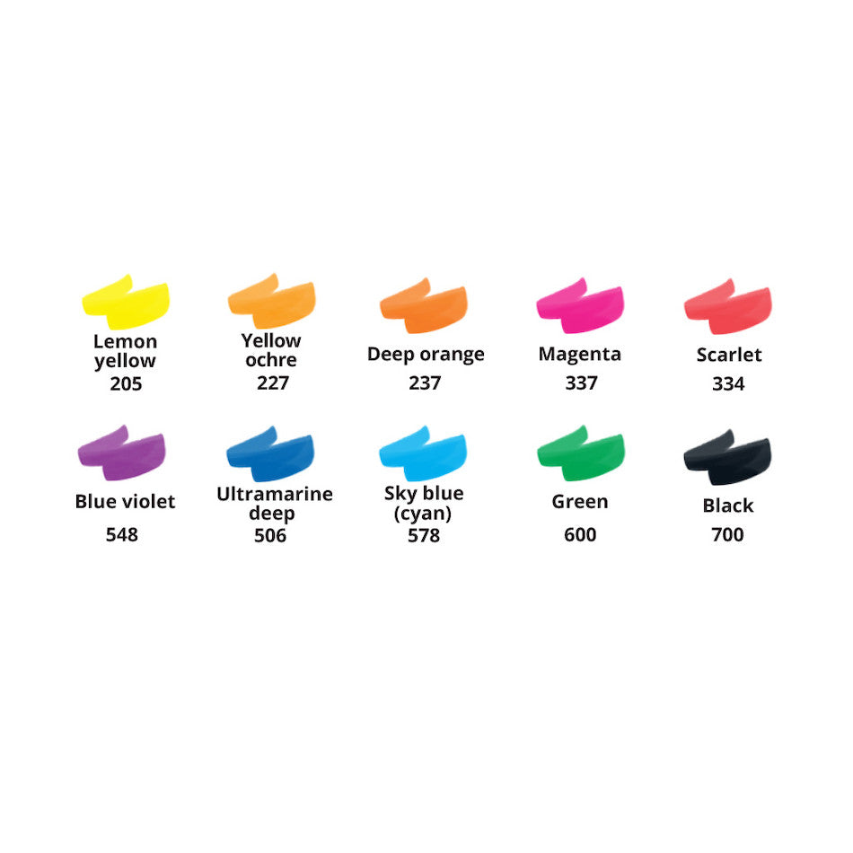Royal Talens Ecoline Brush Pens Set of 10 by Royal Talens Ecoline at Cult Pens