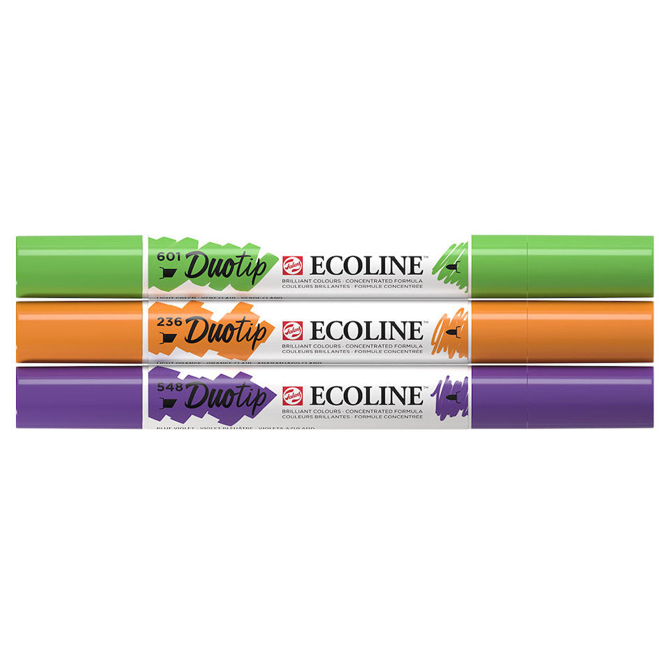 Royal Talens Ecoline Duotip Pen Set of 3 Secondary Colours by Royal Talens Ecoline at Cult Pens
