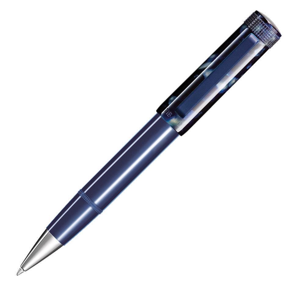 Tibaldi Perfecta Ballpoint Pen Stonewash Blue by Tibaldi at Cult Pens