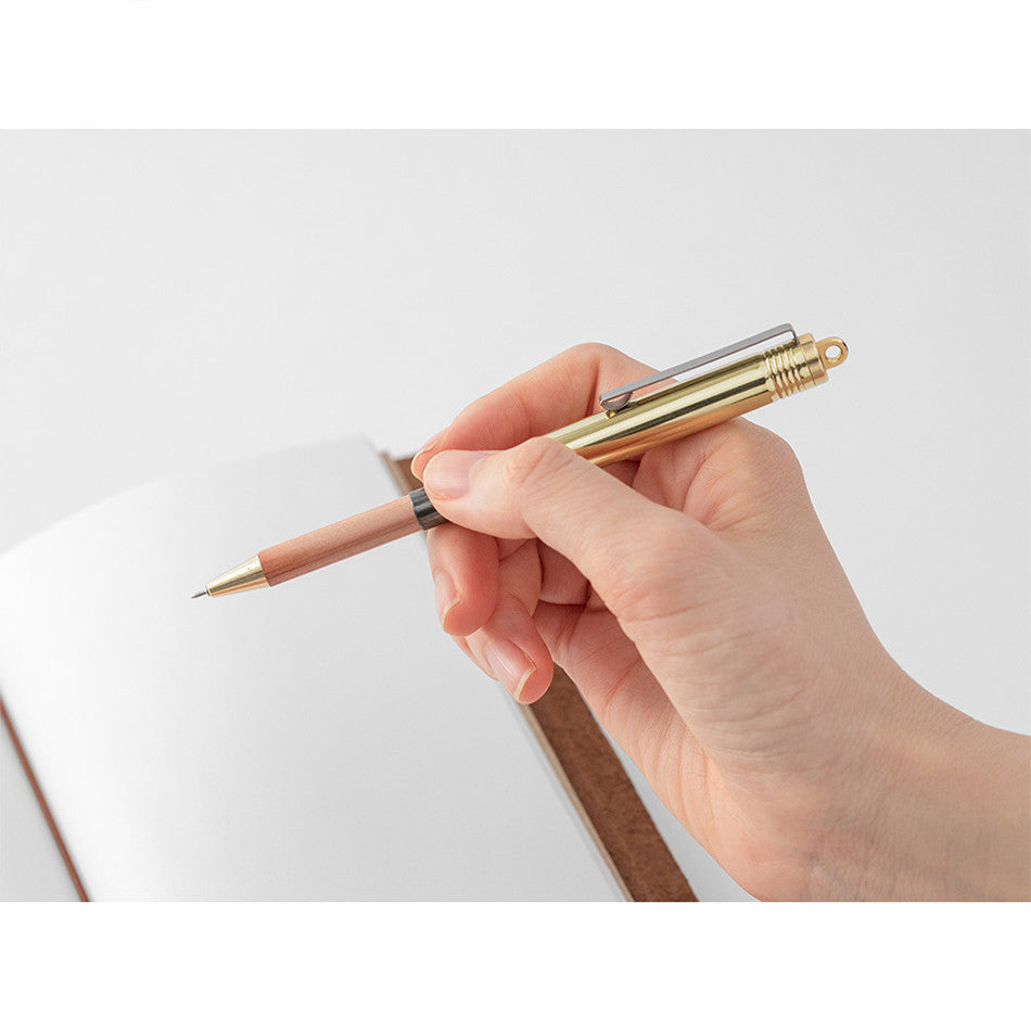 TRAVELER'S COMPANY BRASS Ballpoint Pen by TRAVELER'S COMPANY at Cult Pens