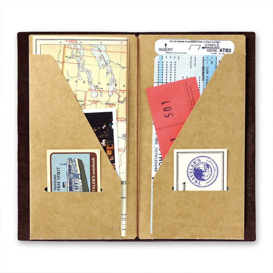 TRAVELER'S COMPANY Notebook Refill Folder Kraft Paper by TRAVELER'S COMPANY at Cult Pens