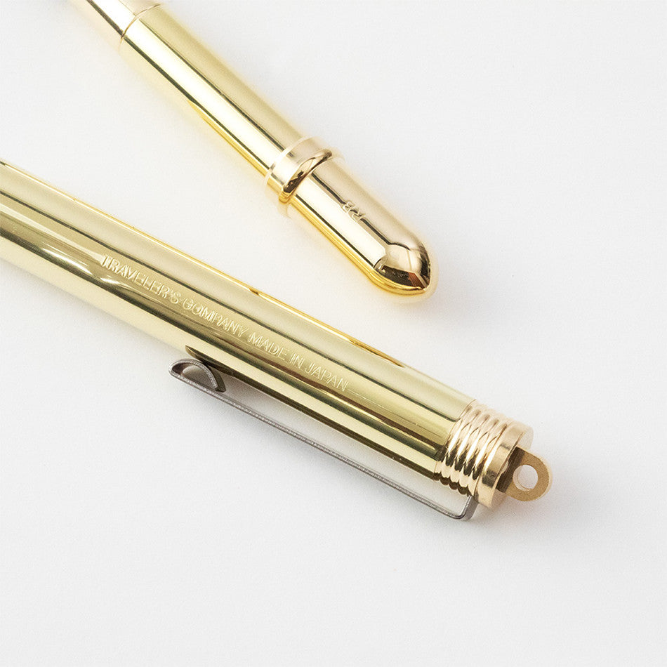 TRAVELER'S COMPANY BRASS Rollerball Pen by TRAVELER'S COMPANY at Cult Pens