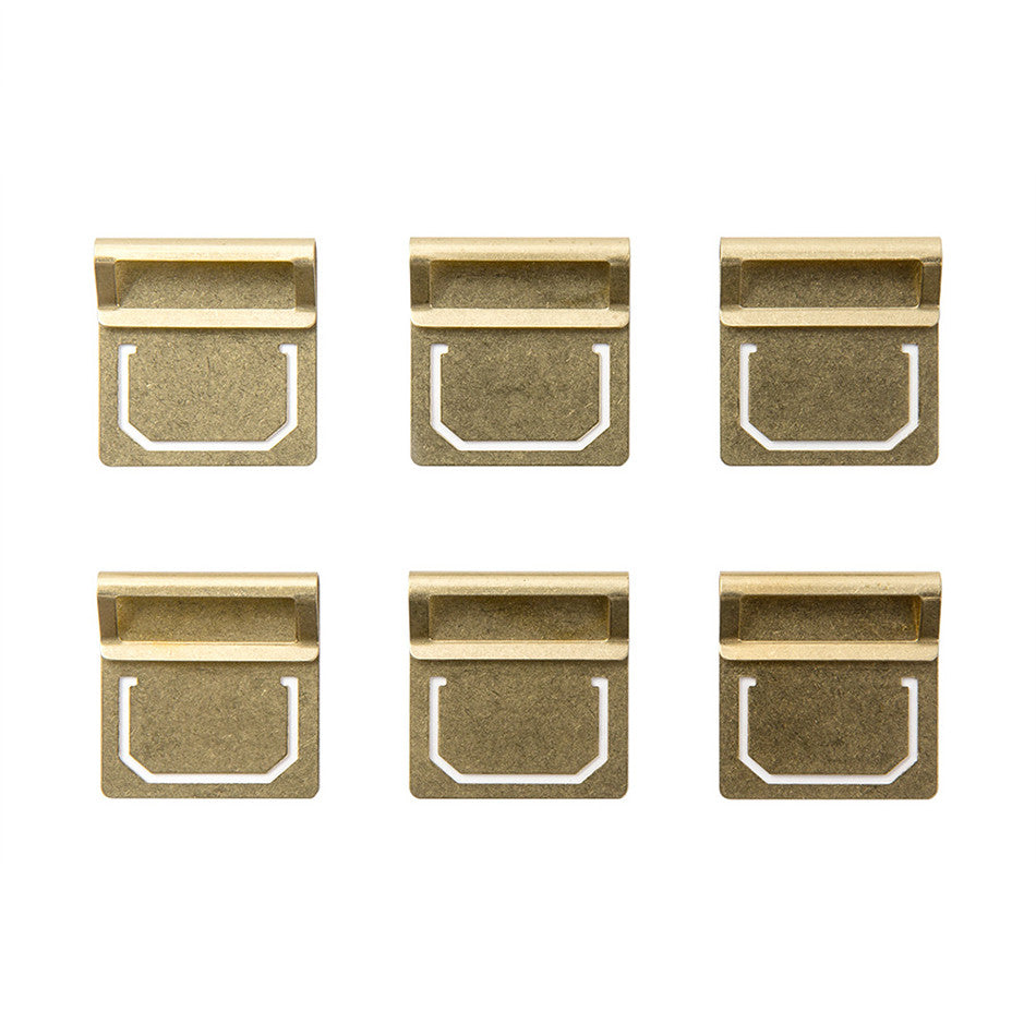 TRAVELER'S COMPANY BRASS Index Clips by TRAVELER'S COMPANY at Cult Pens