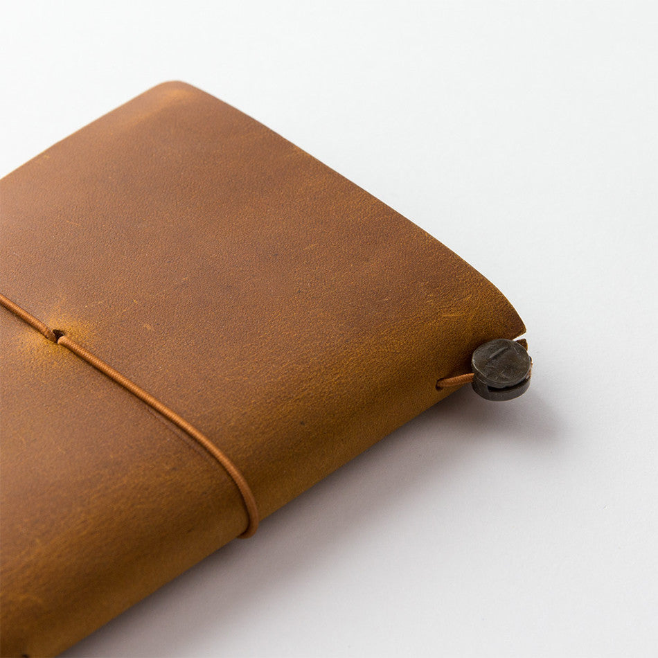 TRAVELER'S COMPANY Traveler's Notebook Leather Passport Size Camel by TRAVELER'S COMPANY at Cult Pens