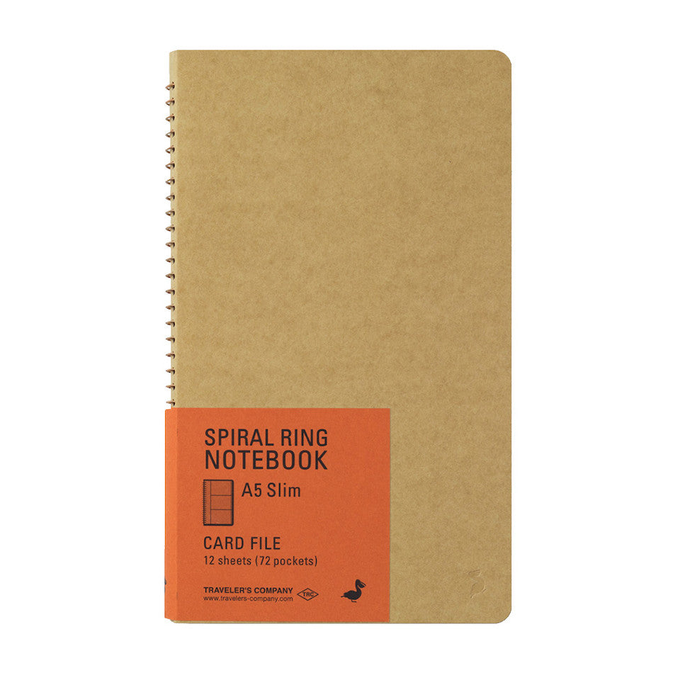 TRAVELER'S COMPANY Notebook Spiral Ring A5 Card File by TRAVELER'S COMPANY at Cult Pens