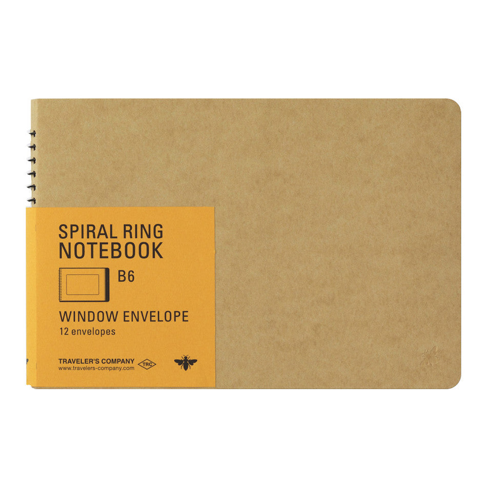TRAVELER'S COMPANY Notebook Spiral Ring B6 Window Envelope by TRAVELER'S COMPANY at Cult Pens