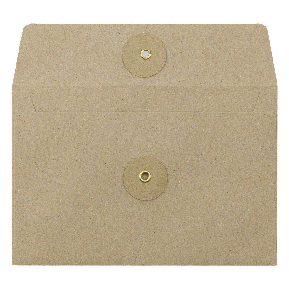 TRAVELER'S COMPANY Kraft String Envelope Medium Horizontal Brown by TRAVELER'S COMPANY at Cult Pens